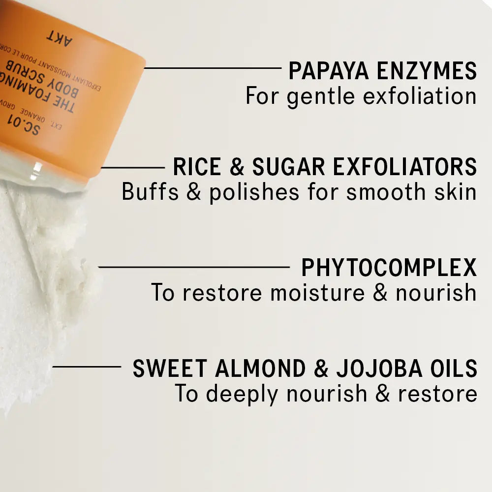 The Foaming Body Scrub - ORANGE GROVE