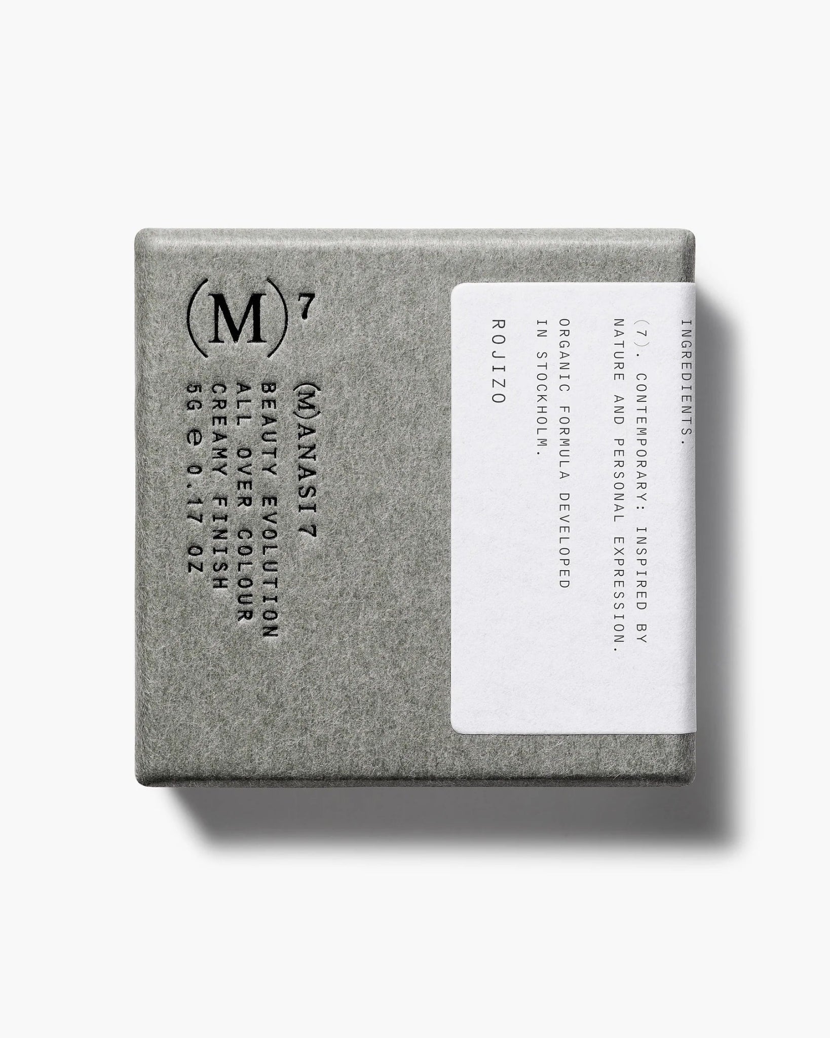 MANASI 7 All Over Colour Rojizo packaging organic multi-use cream colour clean beauty