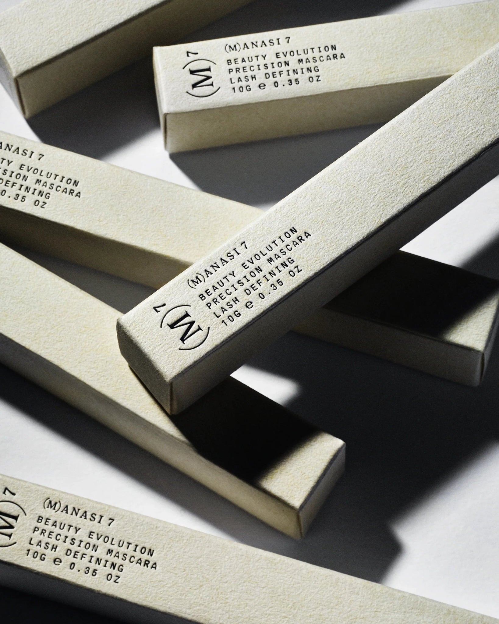 MANASI 7 Precision Mascara Obsidian retail packaging organic makeup boxed product clean beauty