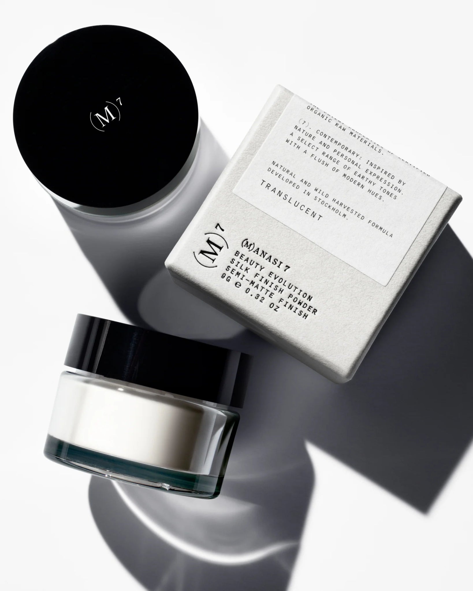 MANASI 7 Silk Finish Powder product shot organic makeup setting powder clean beauty cosmetics