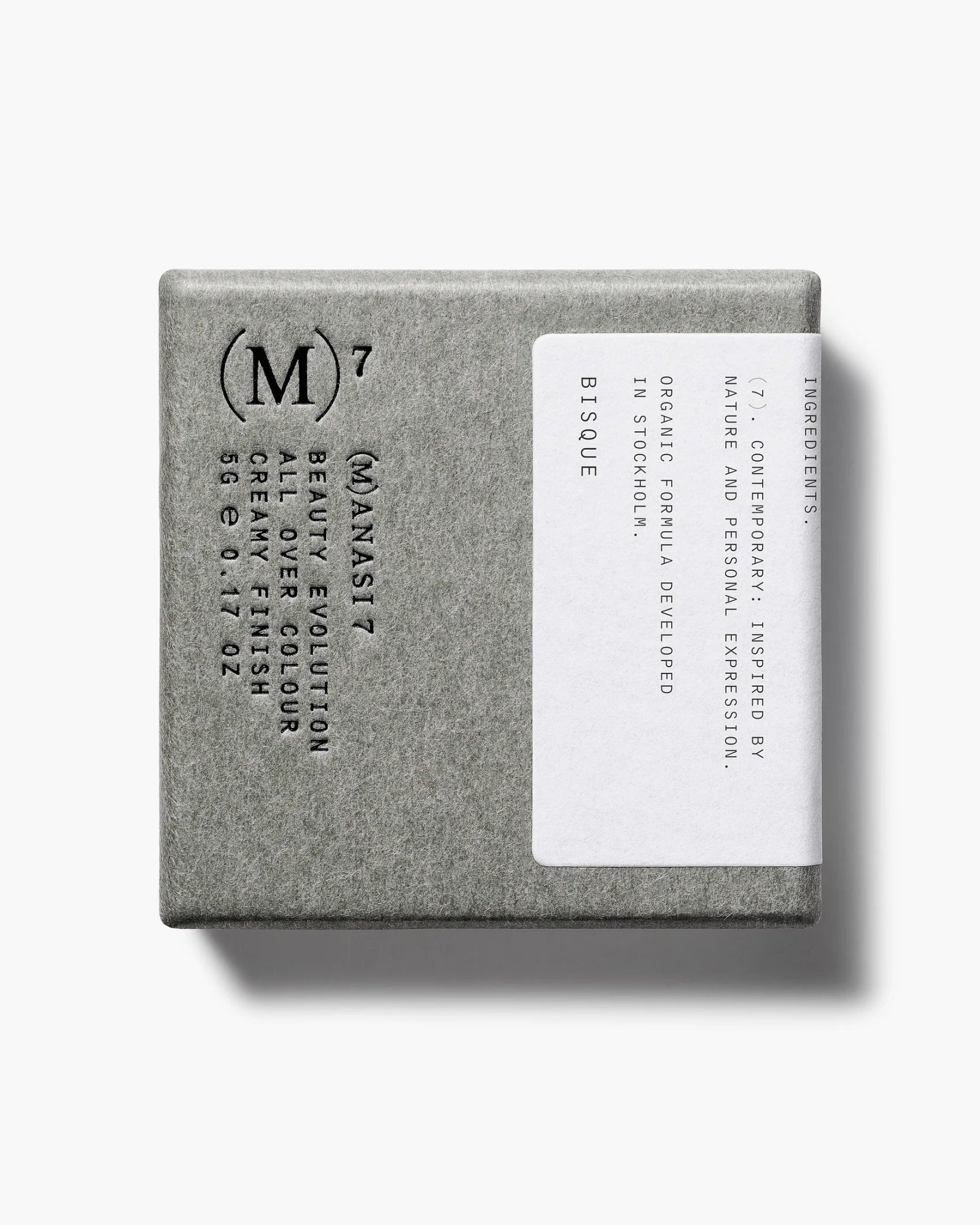 MANASI 7 All Over Colour Bisque packaging organic multi-use cream colour clean beauty

