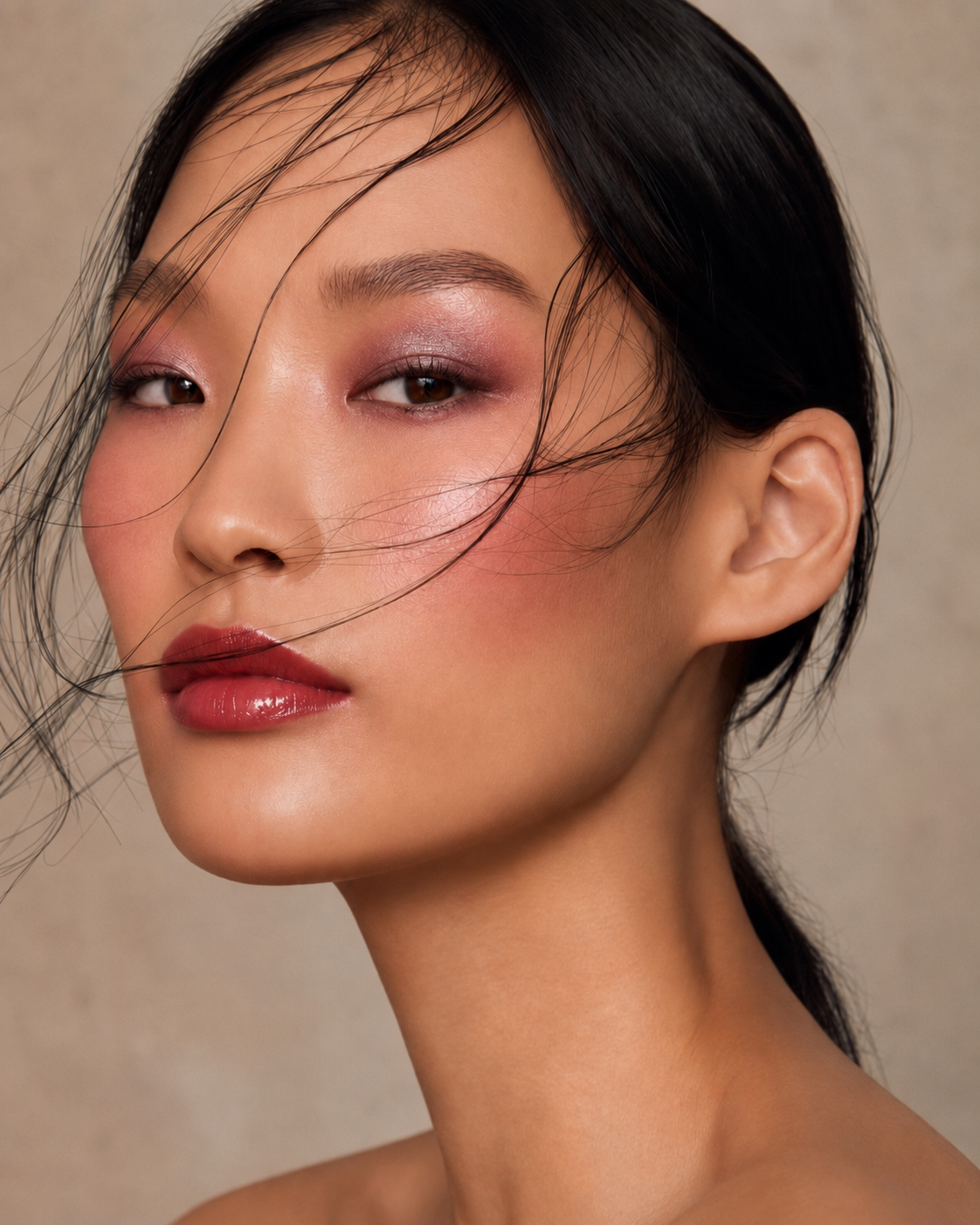 The Beauty Sitting - MODERN RED