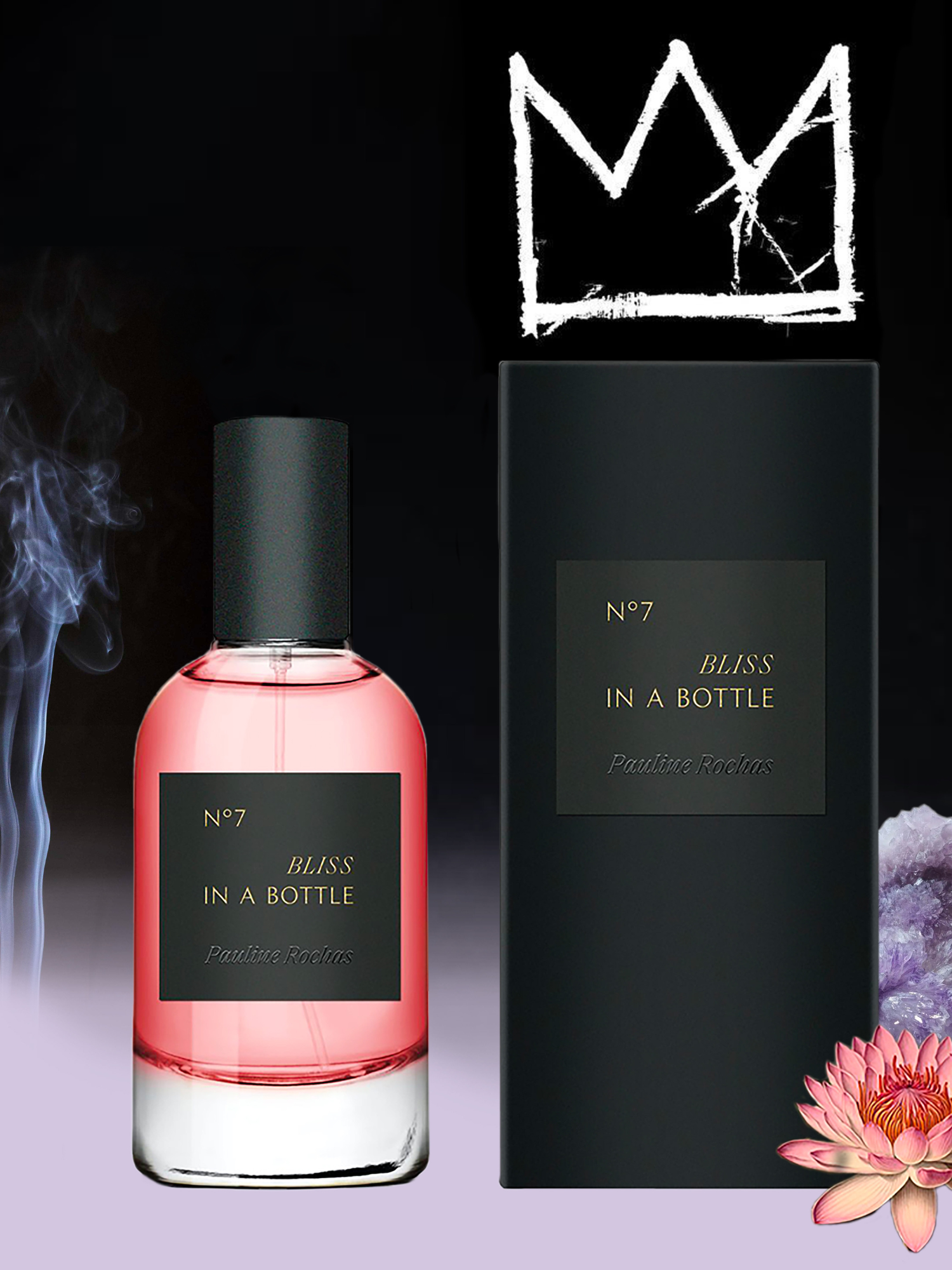 Pauline Rochas Bliss in a Bottle - Conceptual Fragrance Imagery with Symbolic Elements