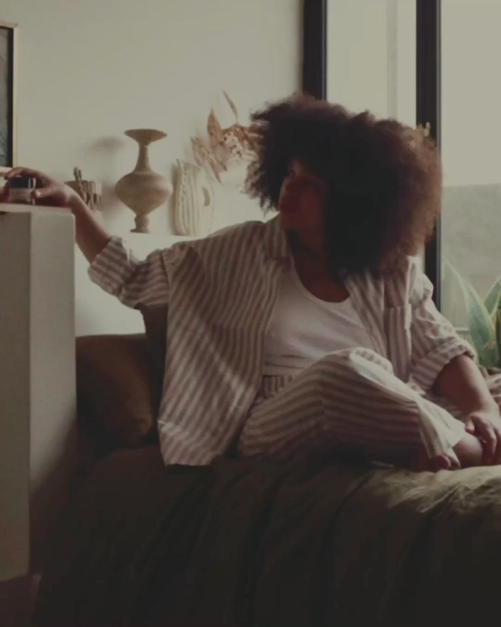 Rowse melatonin sleeping mask application video showcasing nighttime skincare routine with calming, restorative formula for overnight skin repair