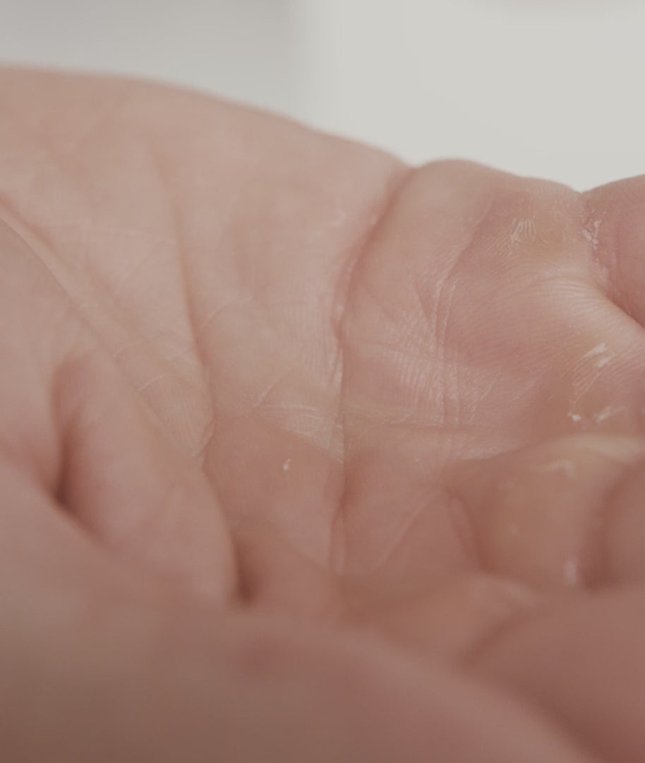Woods Copenhagen daily foaming cleanser video - Minimalist Nordic skincare ritual showcasing gentle, nature-inspired cleansing product in its pure, authentic context