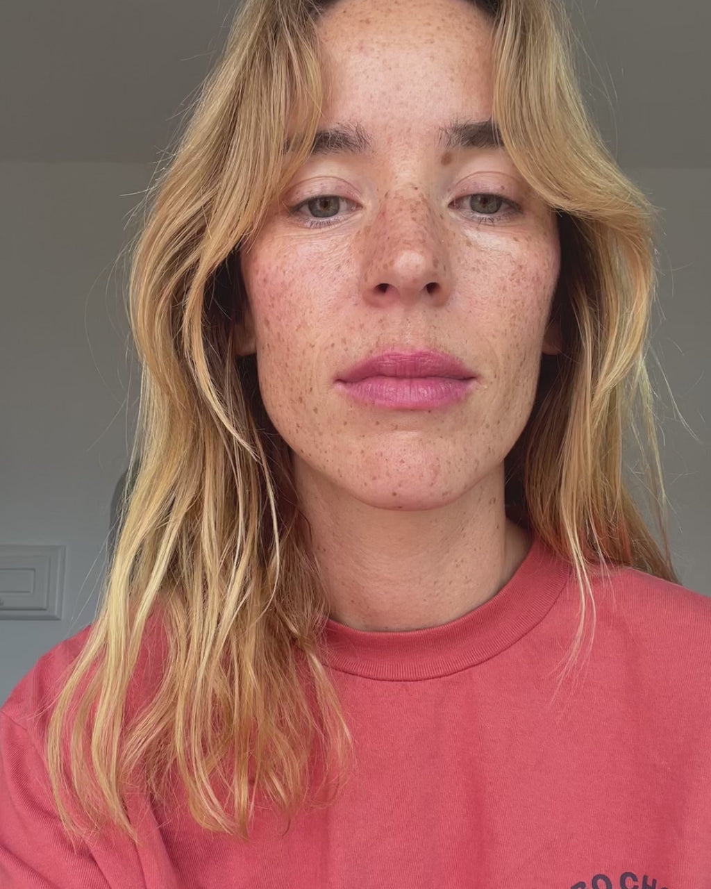 ROWSE Summer Blush Lip & Cheek Balm being applied, demonstrating multi-use application technique for natural, buildable color
