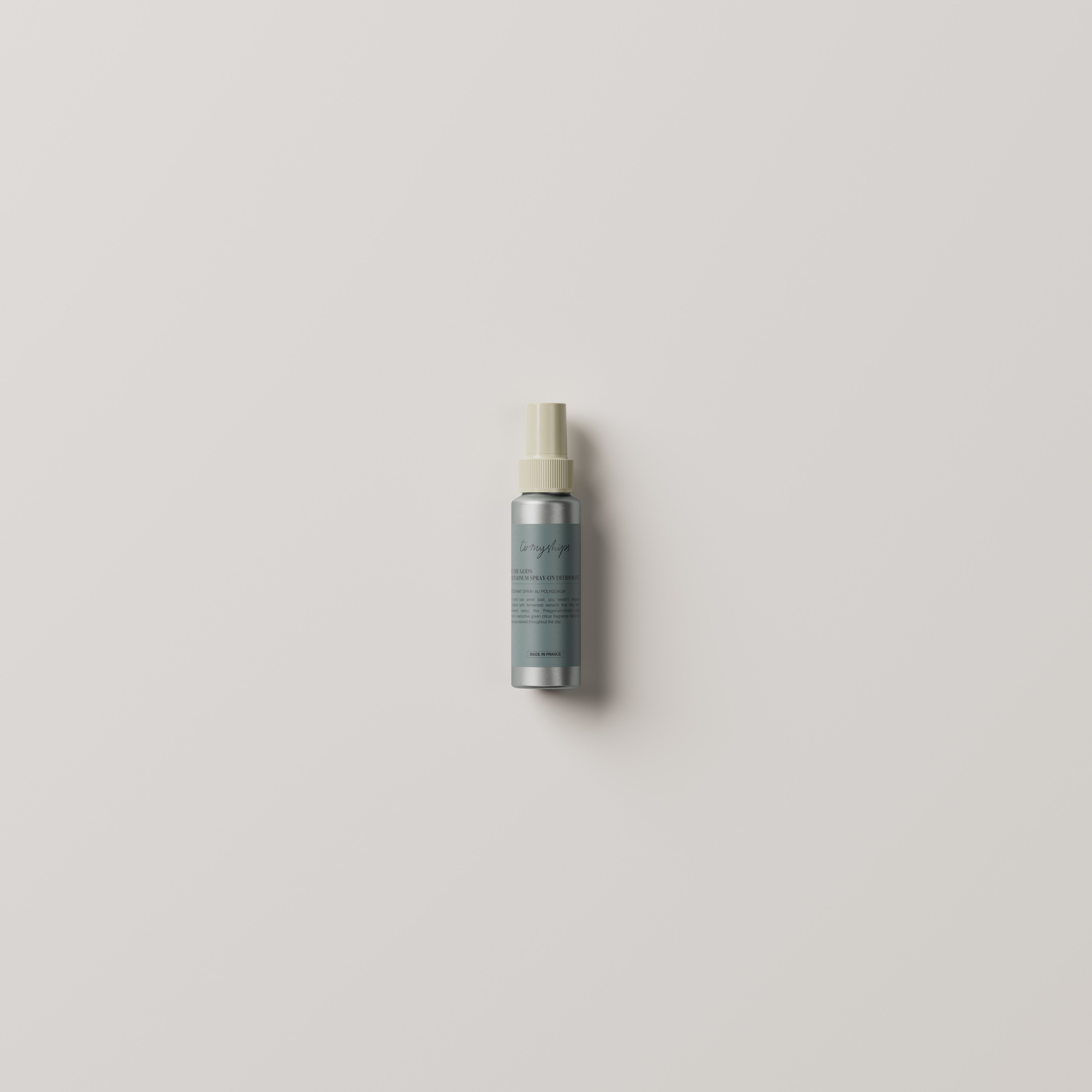 To My Ships Polygonum spray-on deodorant on a clean neutral background